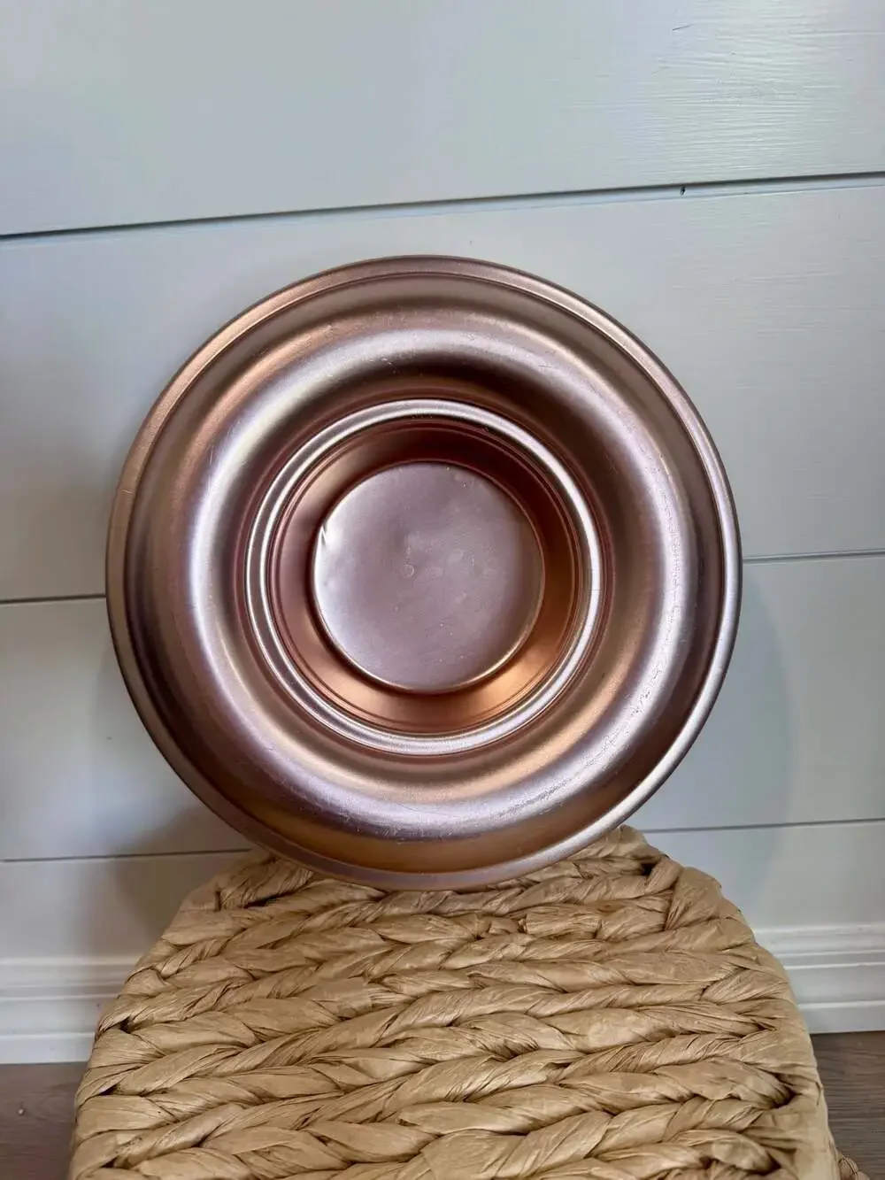 Vintage Copper Tone Bundt Cake and Jello Mold Pan